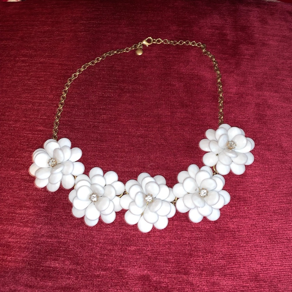 J. Crew flower necklace
